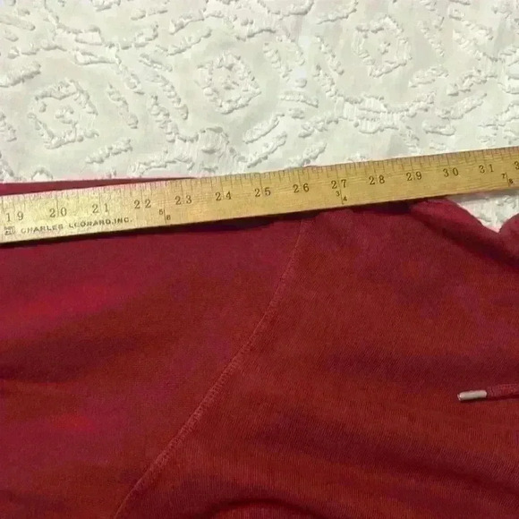 American Eagle quarter zip red and navy block sweatshirt. Men’s size XLT. - Picture 4 of 9